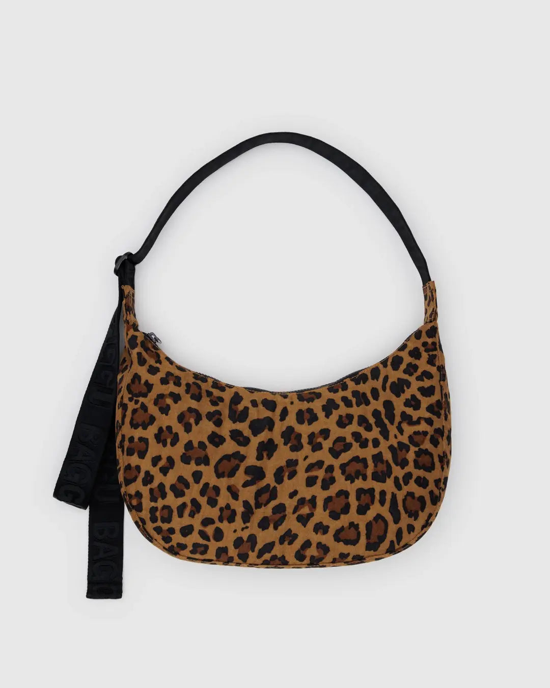 BAGGU - Medium Nylon Crescent Bag - Leopard