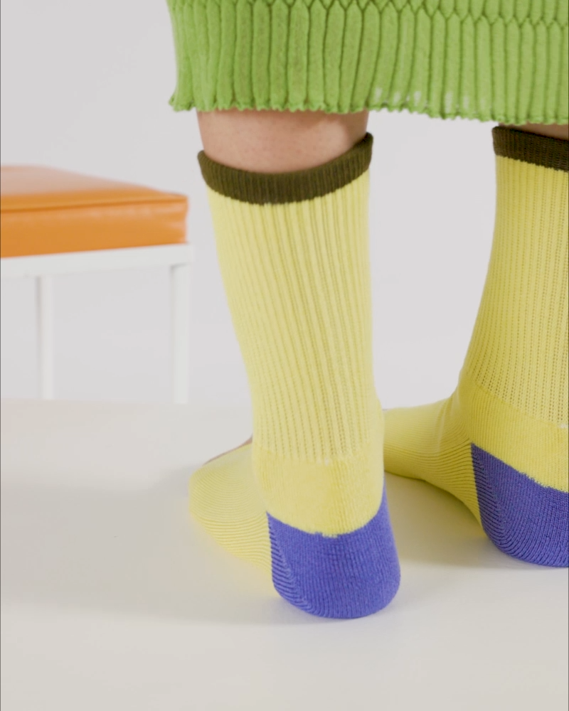 BAGGU - Ribbed Sock - Wisteria