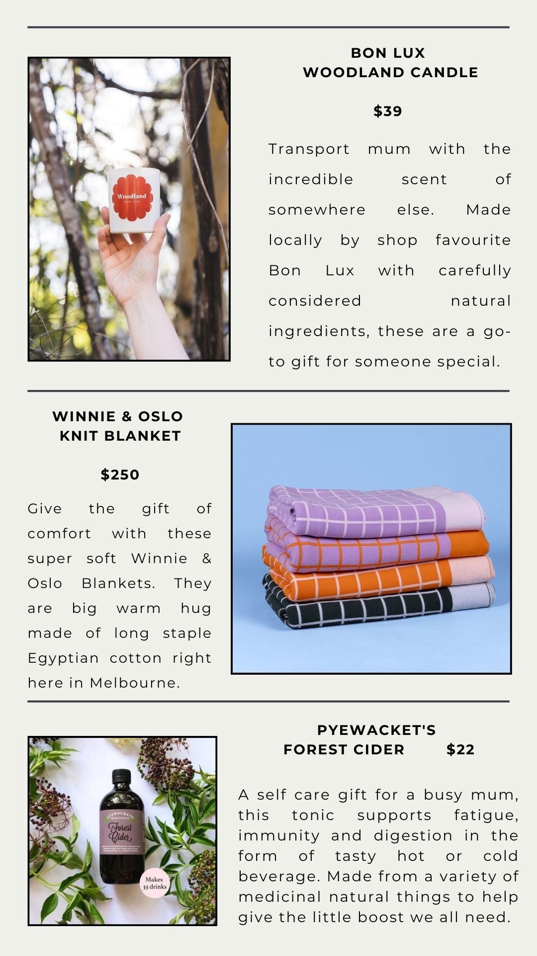 THE Mothers Day Gift Guide - Preston Apothecary
