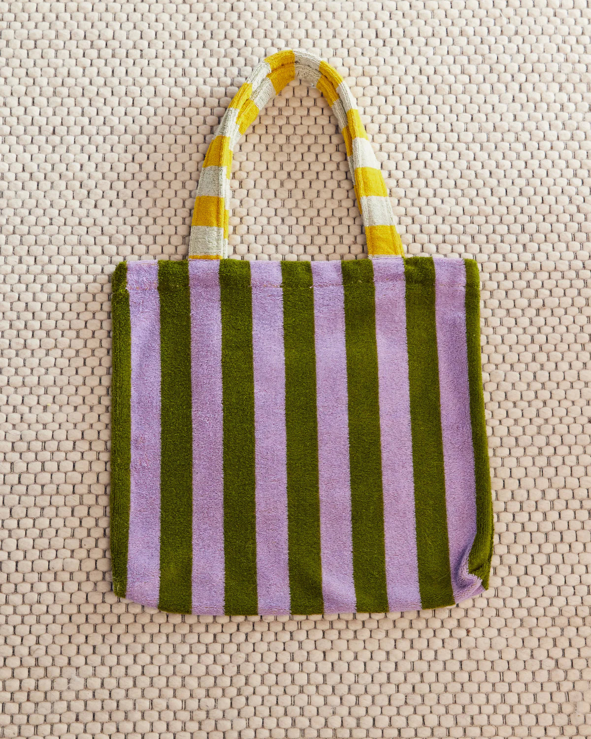 DUSEN DUSEN Terrycloth Tote Bag | Sea Stripe