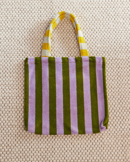 DUSEN DUSEN Terrycloth Tote Bag | Sea Stripe Tote bag Dusen Dusen   