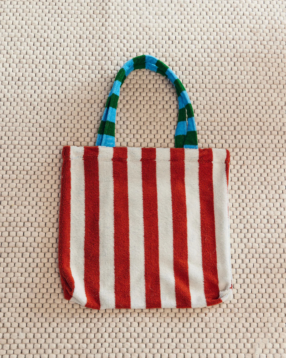 DUSEN DUSEN Terrycloth Tote Bag | Field Stripe Tote bag Dusen Dusen   