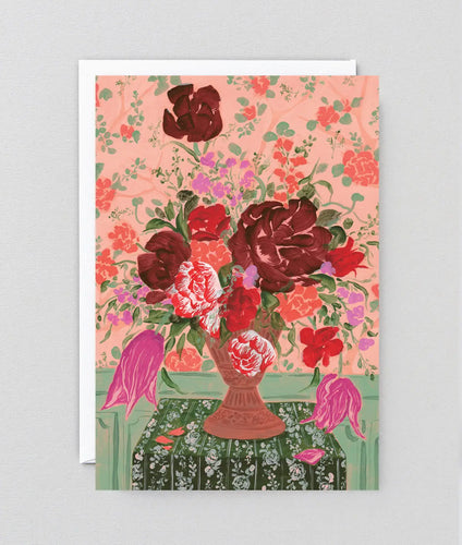 WRAP “Red Bouquet’ Art Card