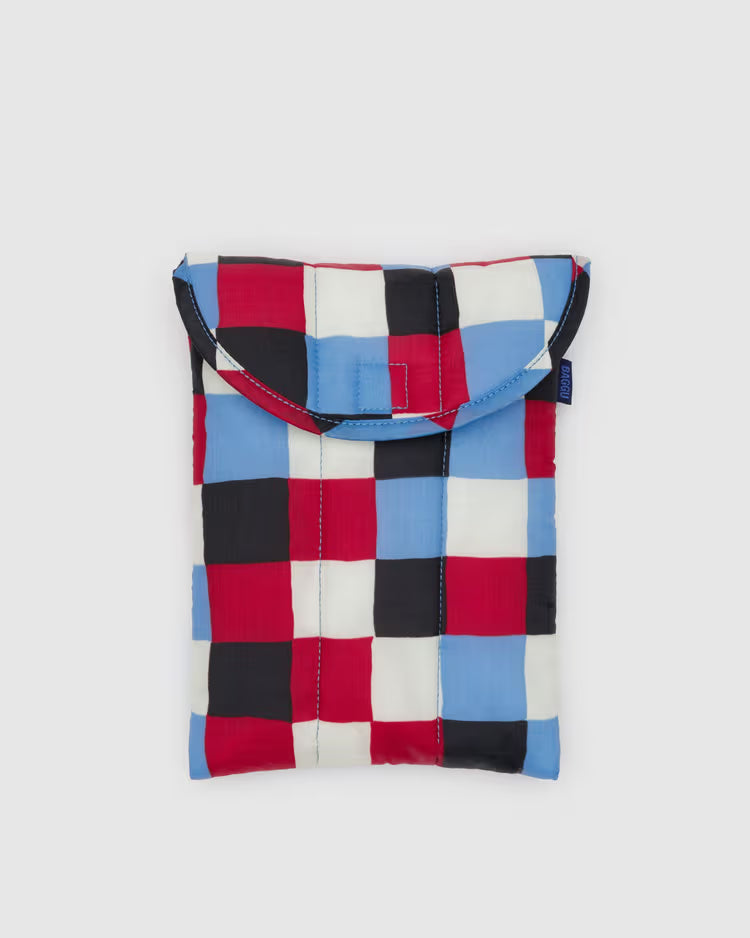 BAGGU - Puffy Tablet Sleeve -Painted Check