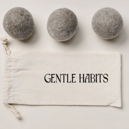 Gentle Habits - Wool Dryer Balls - 3pk laundry Gentle Habits   