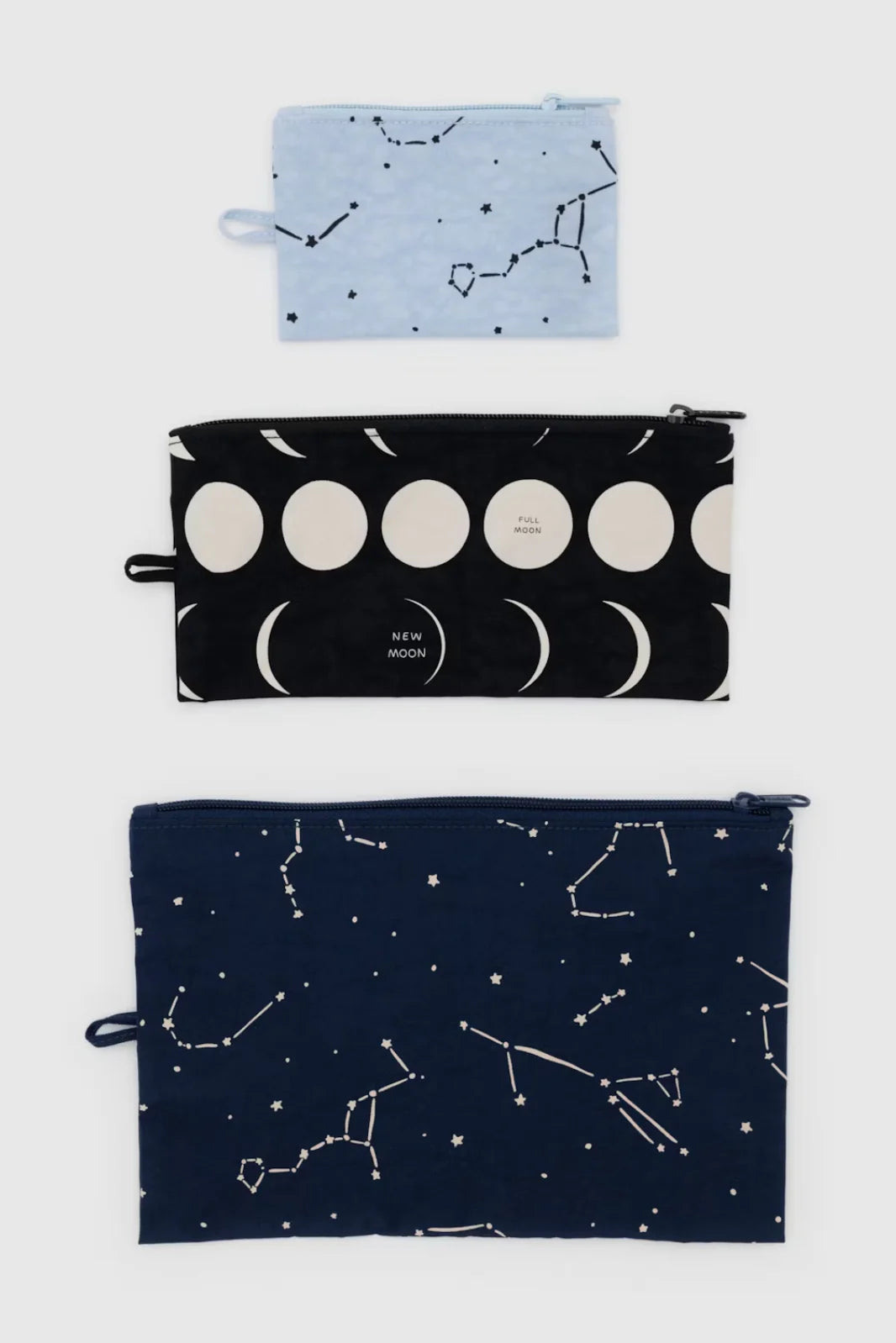 BAGGU Flat Pouch Set - Night Sky