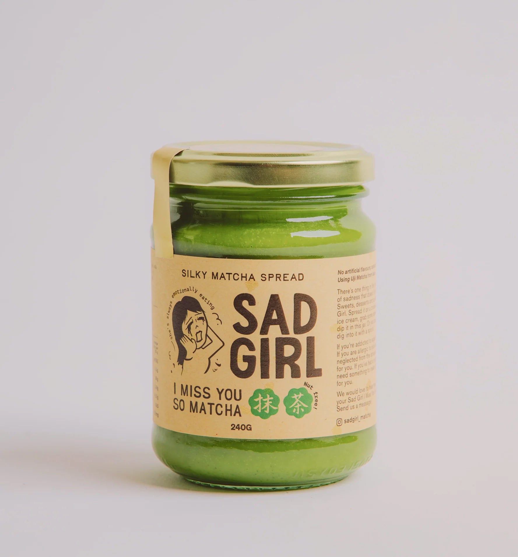 SAD GIRL MATCHA - I Miss You So Matcha - Silky Matcha Spread