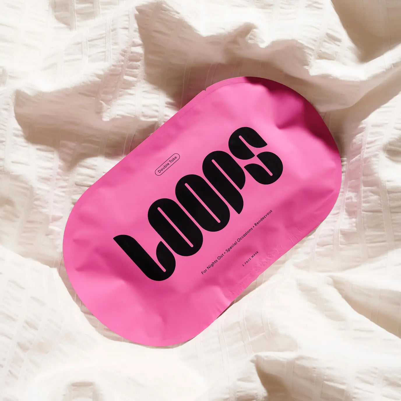 LOOPS - Double Take Glow Hydrogel Single Face Mask