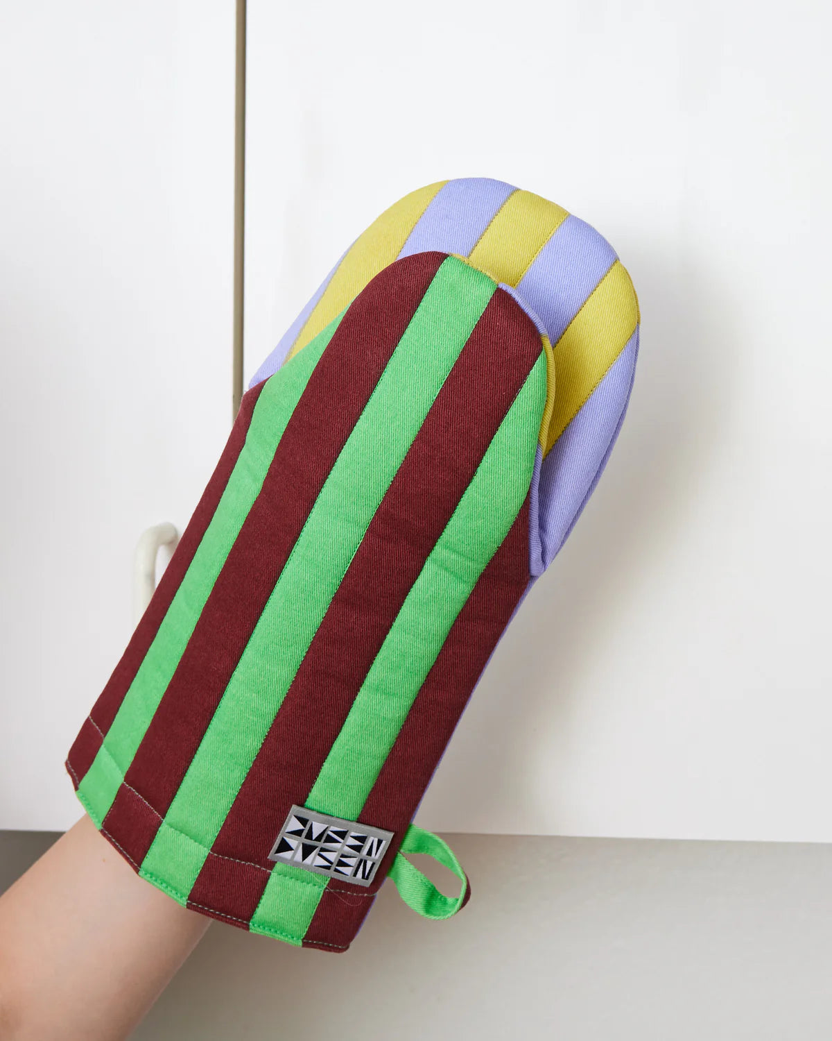 DUSEN DUSEN  Stripe Oven Mitt | Jalapeño