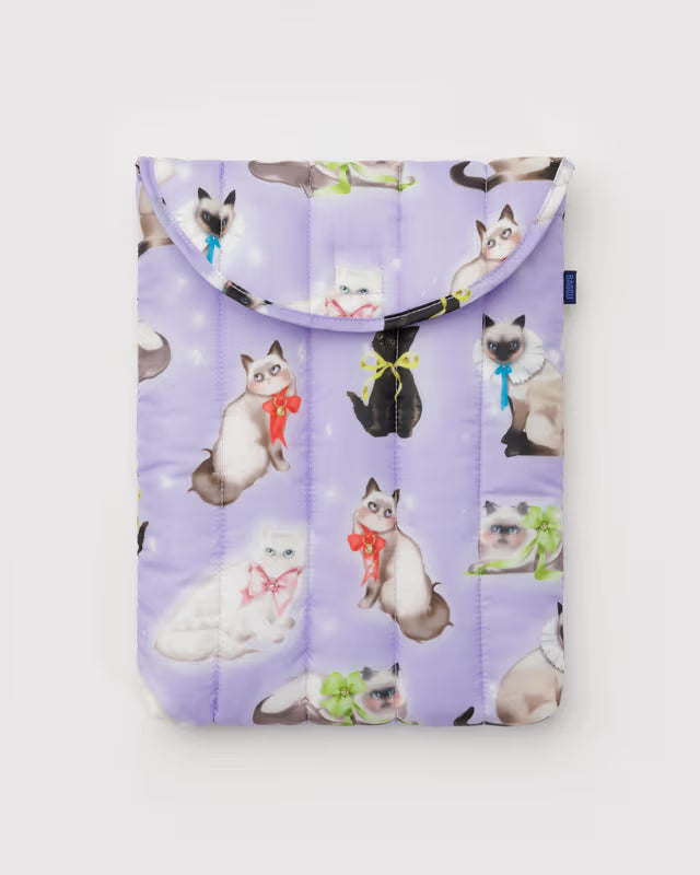 BAGGU - Puffy Laptop Sleeve 13"/14" - Fancy Cats