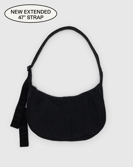 BAGGU Medium Nylon Crescent Bag - Black Bag Baggu   