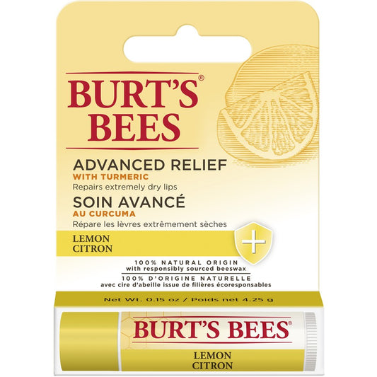 BURT'S BEES Lip Balm Advanced Relief Lemon 4.25g