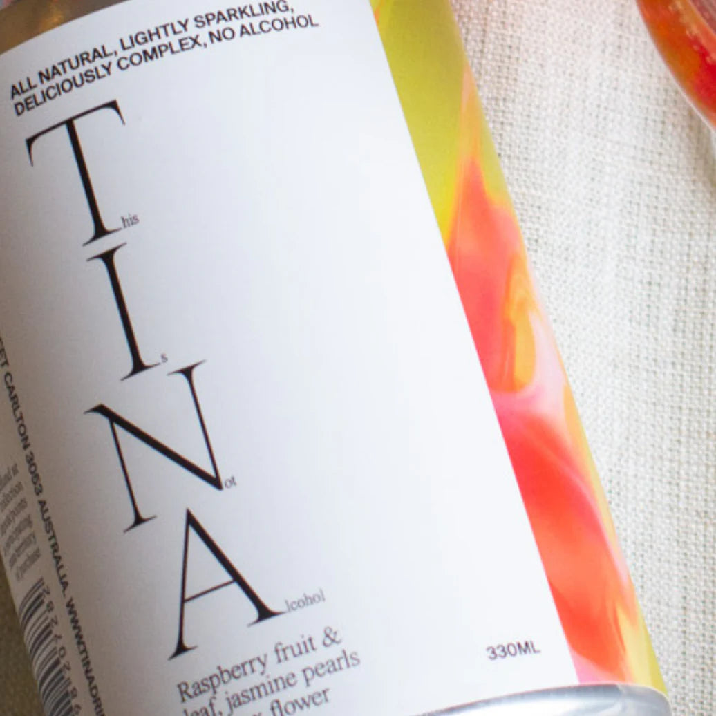 T.I.N.A - Raspberry, Jasmine pearl 2.0 Non Alcoholic Sparkling Drink (Copy)