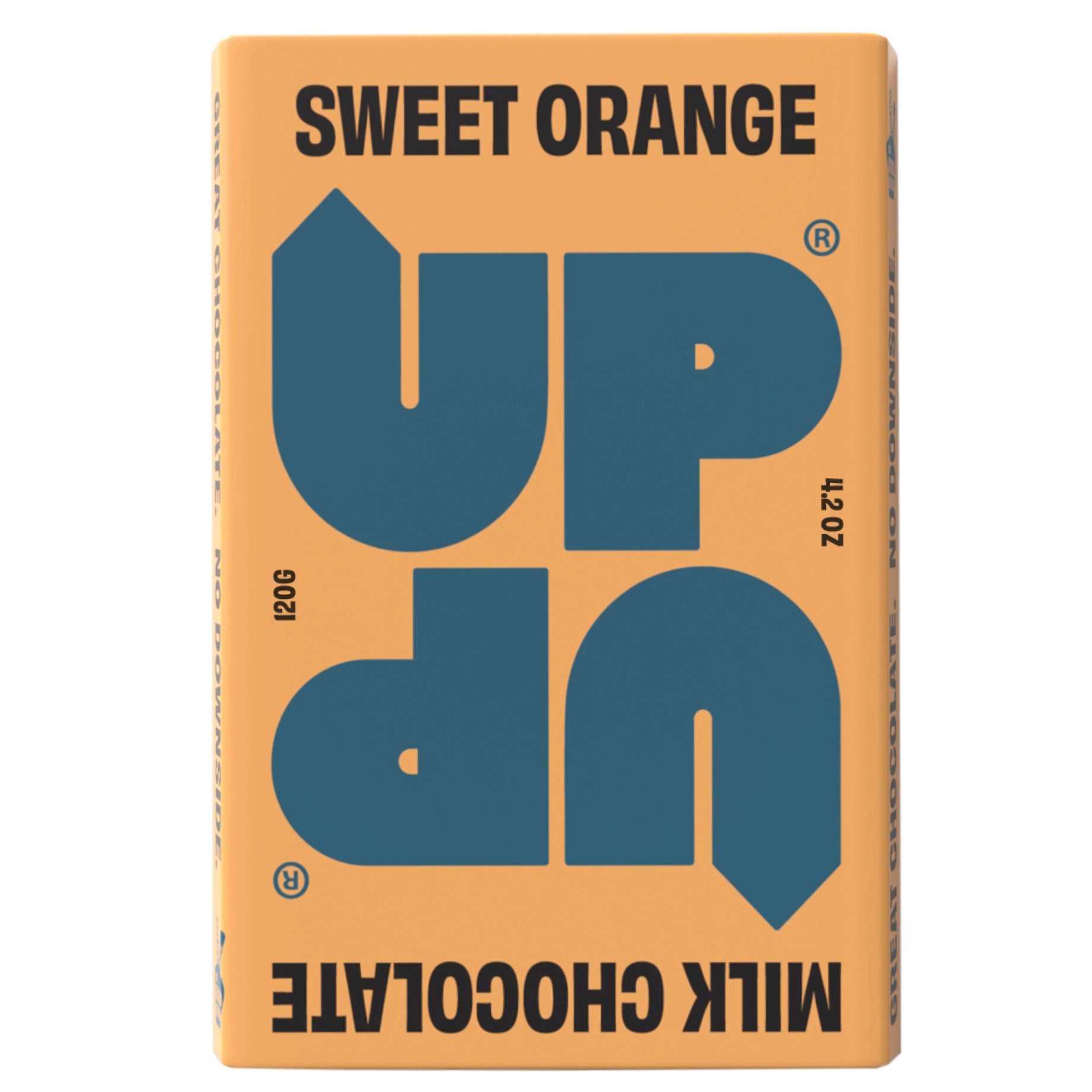 UP-UP CHOCOLATE - Sweet Orange Milk Chocolate Bar 120G