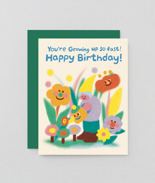 Wrap - Growing Up Fast Birthday Card