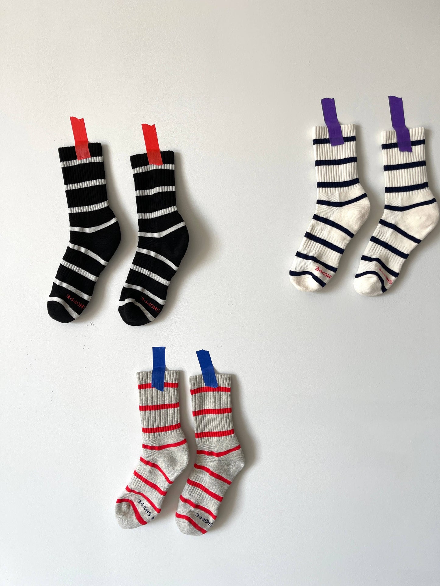 Le Bon Shoppe - Striped Boyfriend Socks  Le Bon Shoppe   