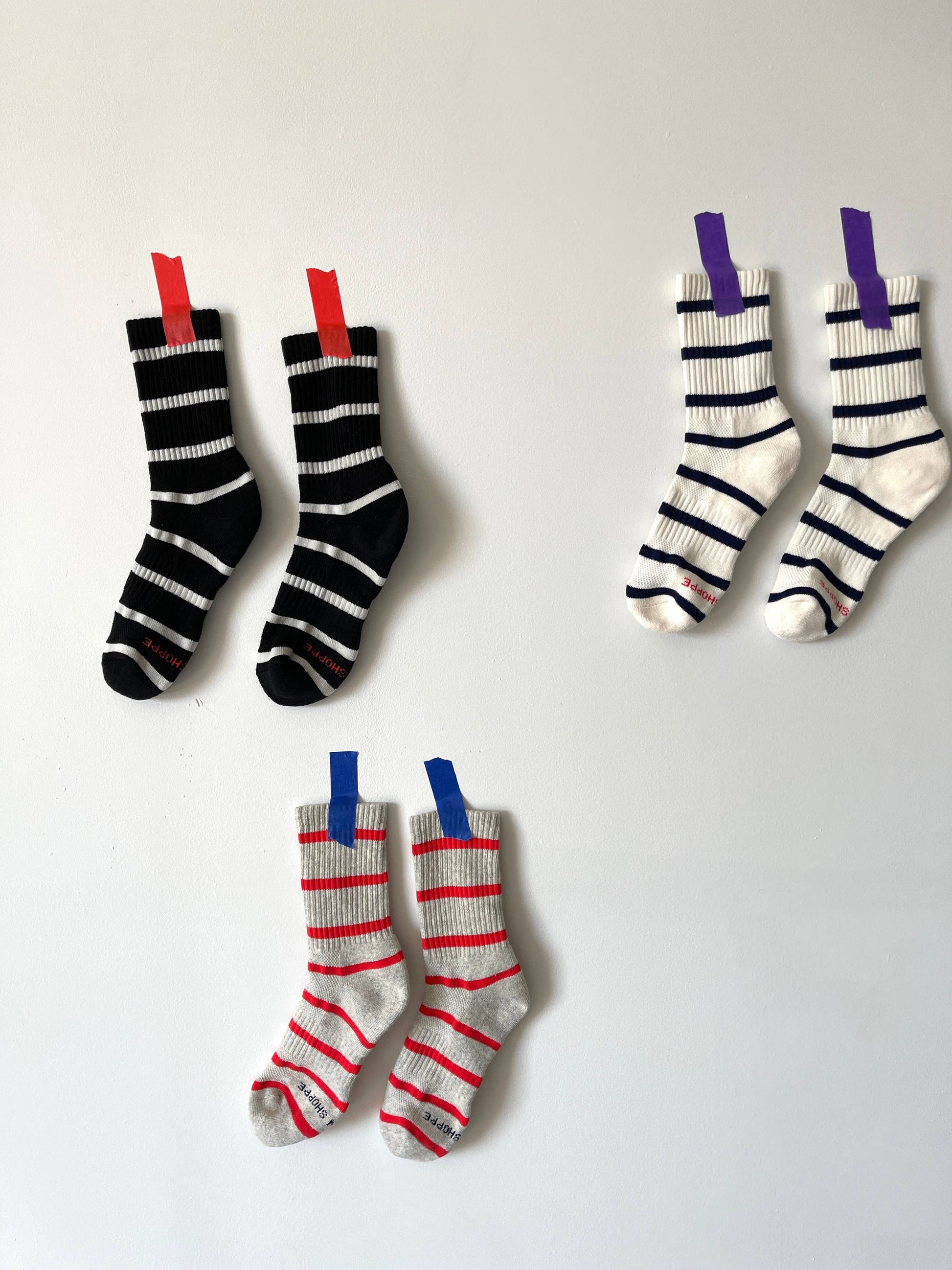 Le Bon Shoppe - Striped Boyfriend Socks  Le Bon Shoppe   