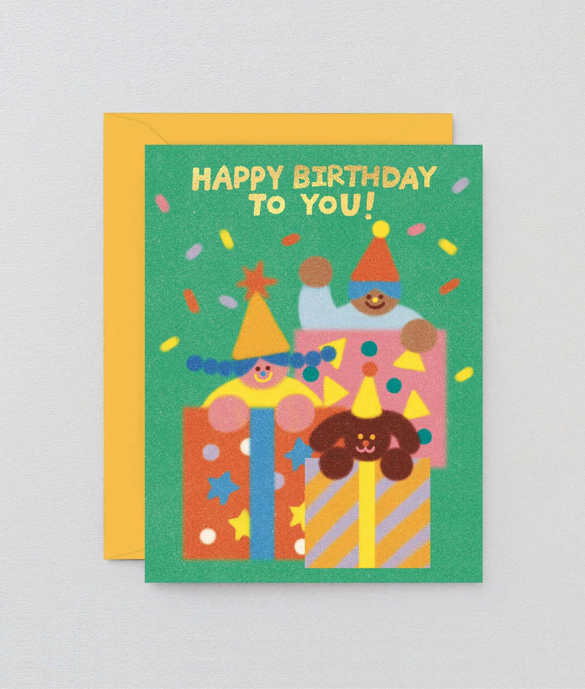 Wrap - 'Happy Birthday To You Presents' Kids Greetings Card