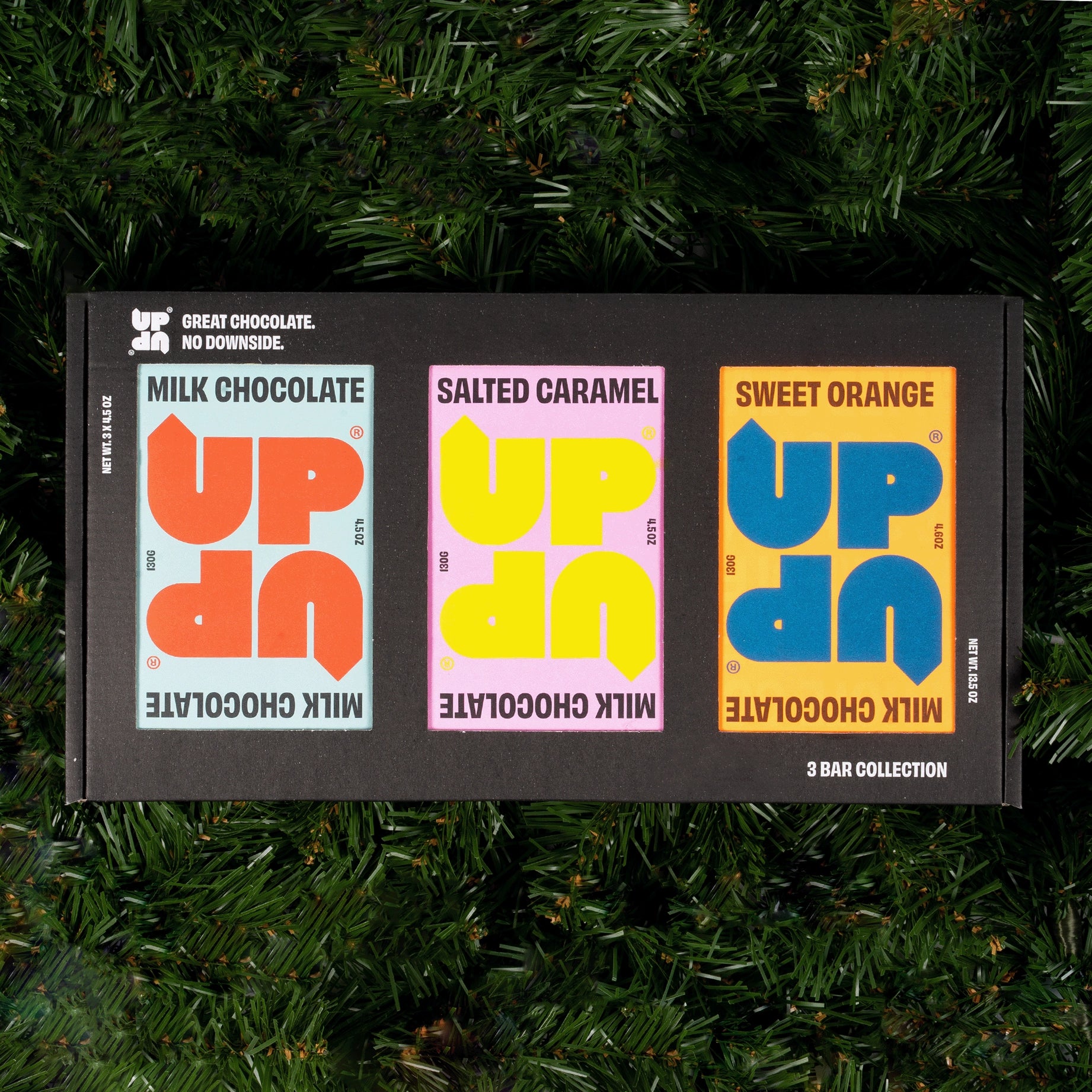 UP-UP CHOCOLATE - Milk Chocolate Trio Gift Box 360G