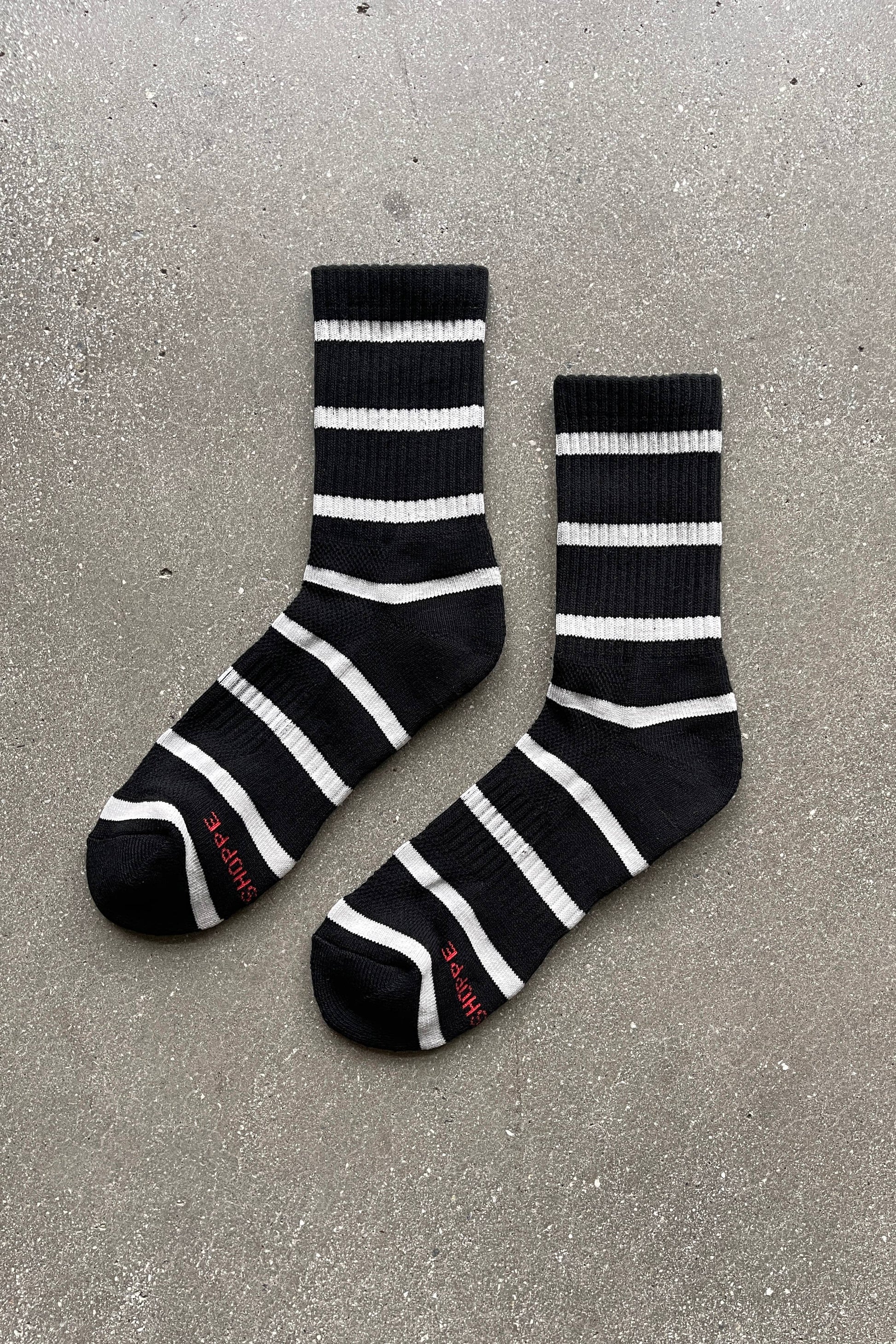 Le Bon Shoppe - Striped Boyfriend Socks  Le Bon Shoppe   