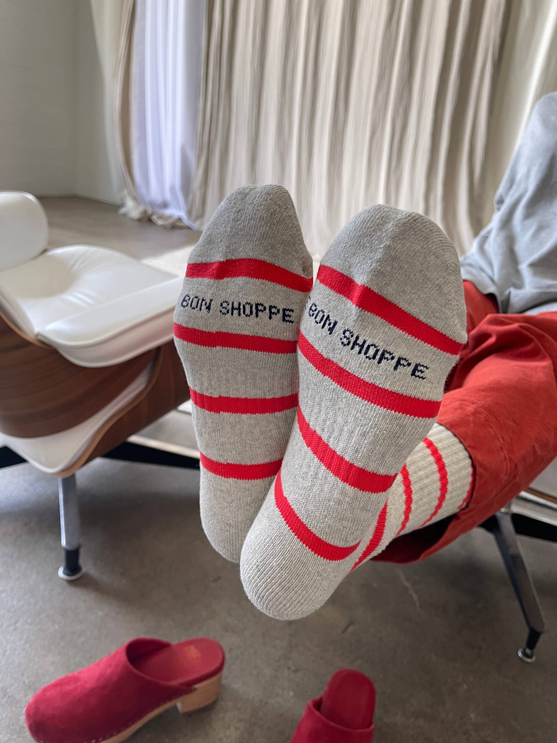 Le Bon Shoppe - Striped Boyfriend Socks  Le Bon Shoppe   