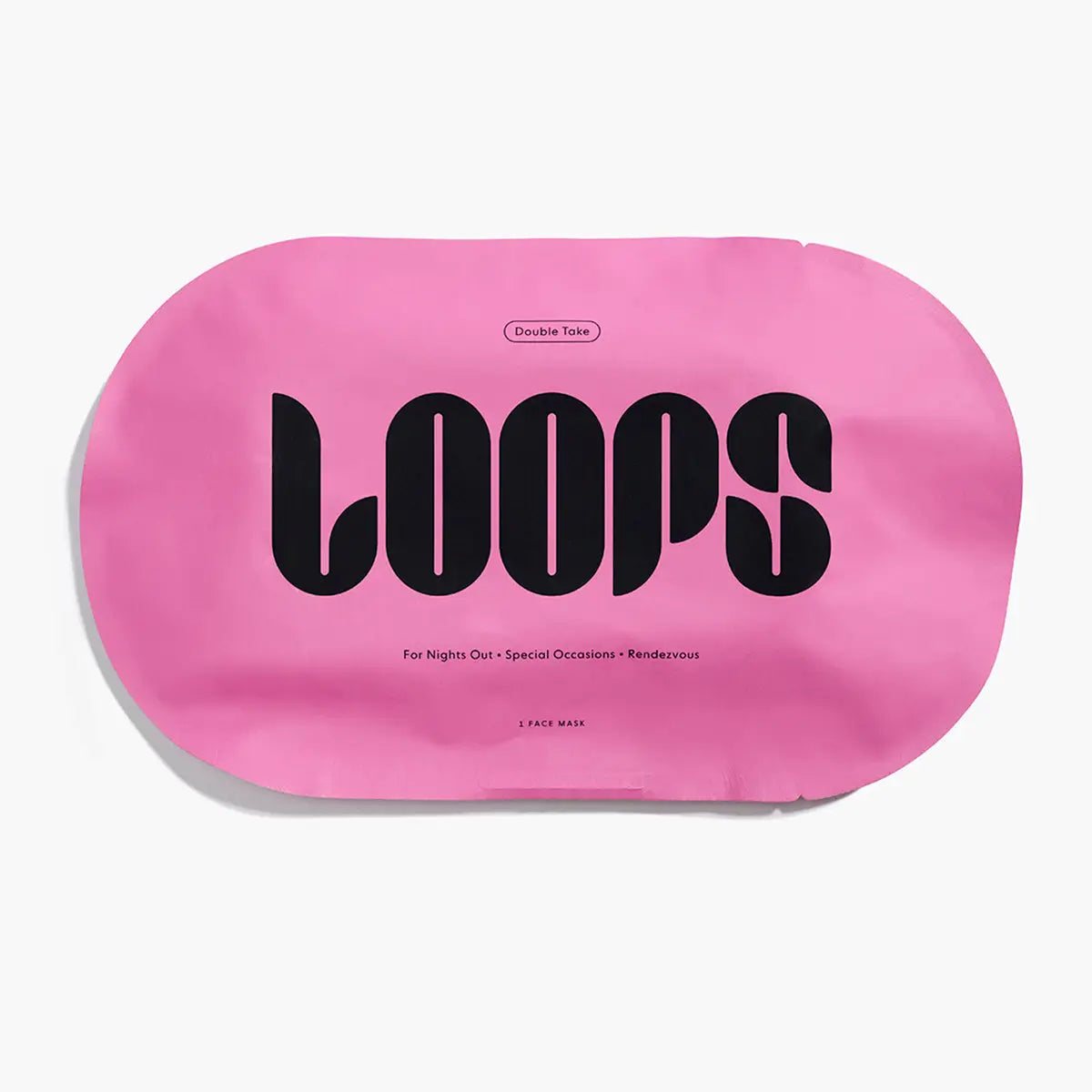 LOOPS - Double Take Glow Hydrogel Single Face Mask