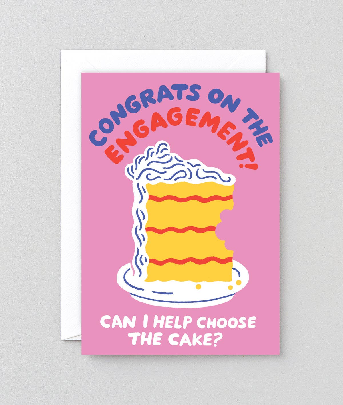 Wrap - 'Congrats On The Engagement!' Greetings Card