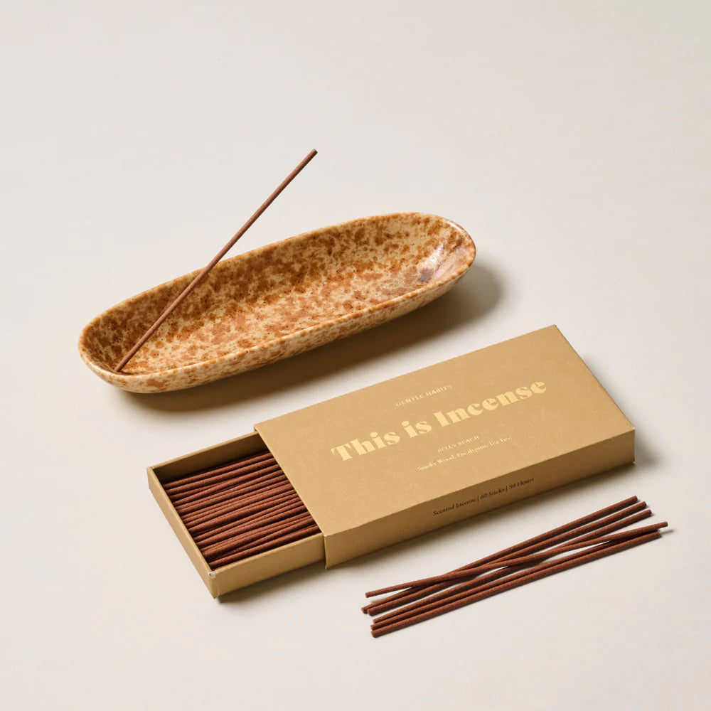 GENTLE HABITS - Burner Pack - Incense + Ceramic Holder