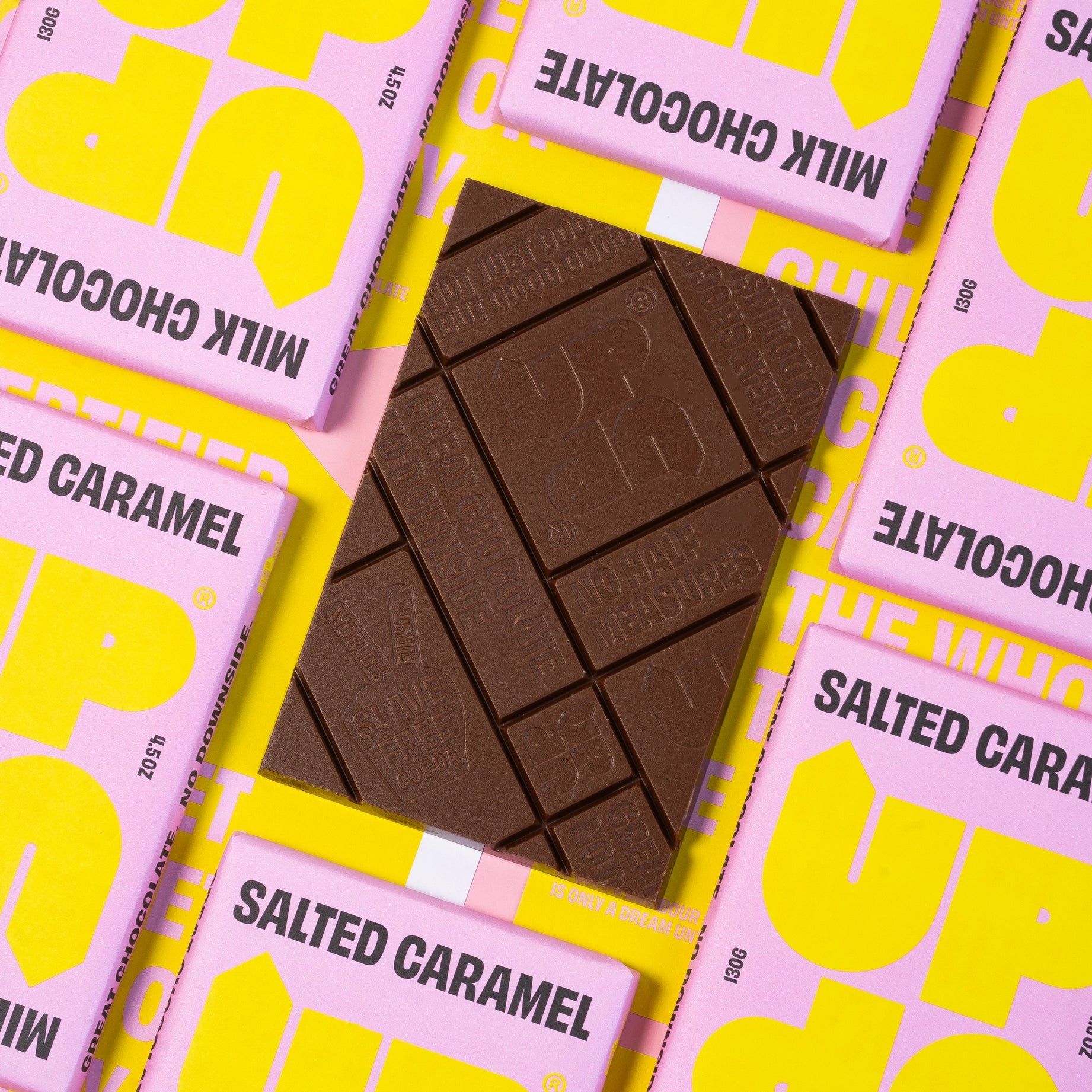 UP-UP CHOCOLATE - Salted Caramel Milk 120g