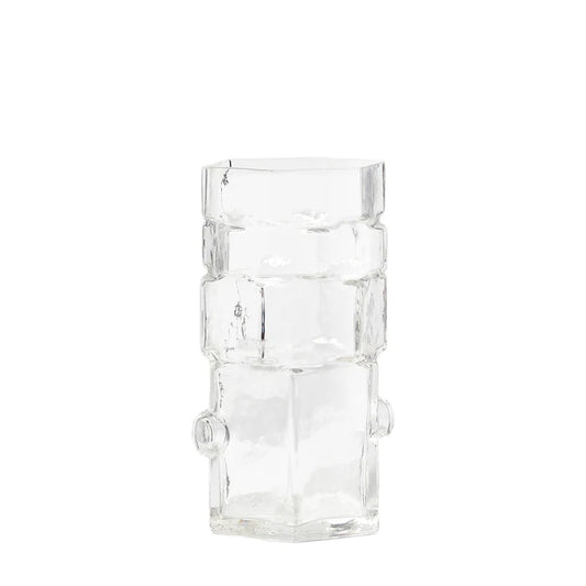 AREAWARE - Hex Vase Clear  AREAWARE   