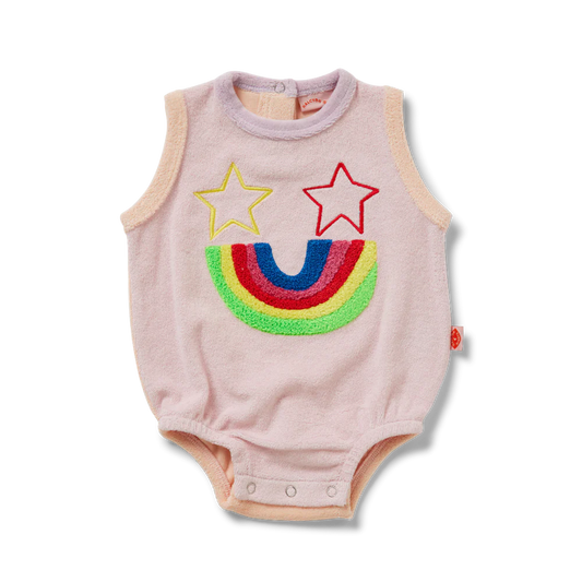 HALCYON NIGHTS Short Sleeve Starry Eyed Terry Singlet Suit