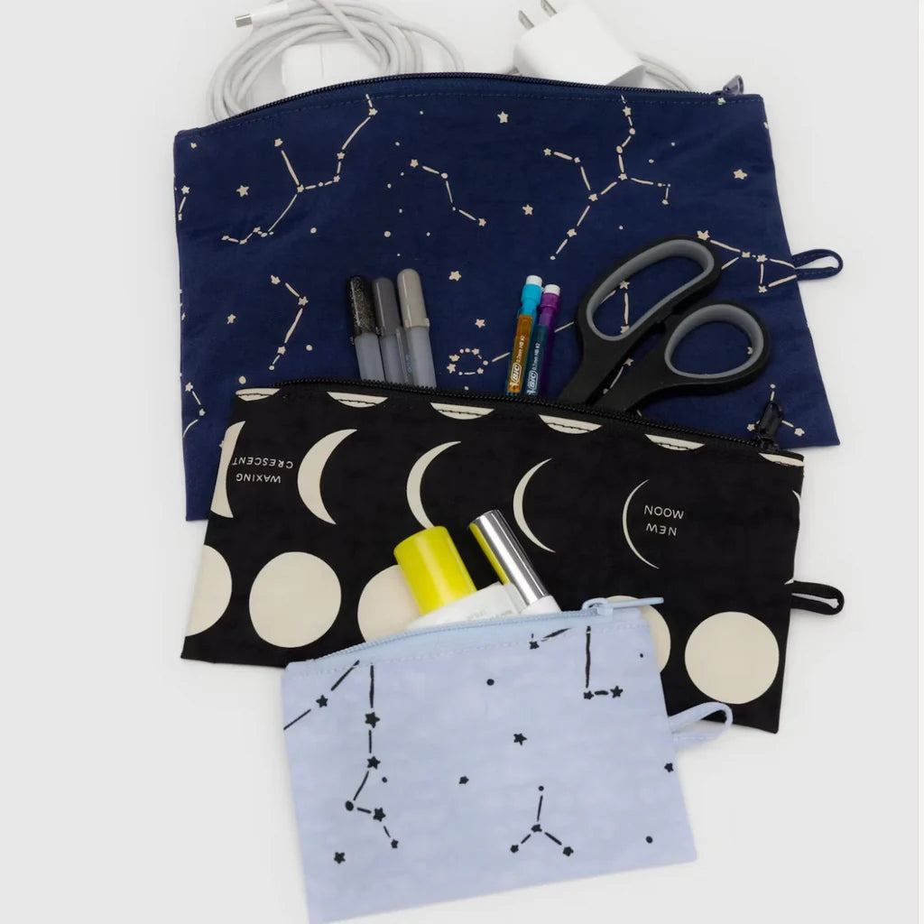 BAGGU Flat Pouch Set - Night Sky