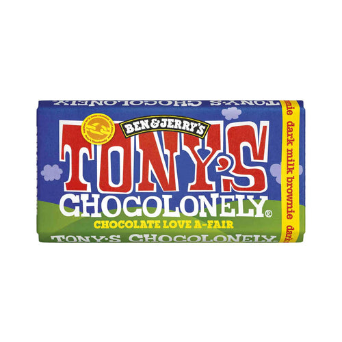 Tony's Chocolonely x Ben & Jerry's - Dark Milk Chocolate With Brownie Bar
