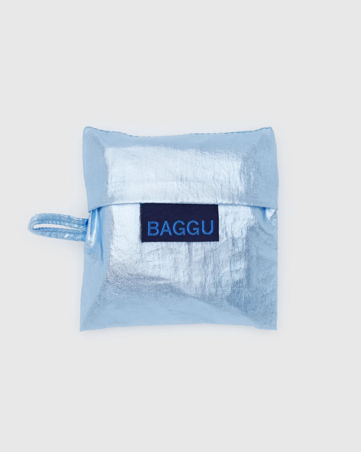 BAGGU Baby Bag Metallic Blue