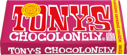 Tony's Chocolonely Milk Chocolate Caramel Cookie Bar chocolate TONY'S CHOCOLONELY   