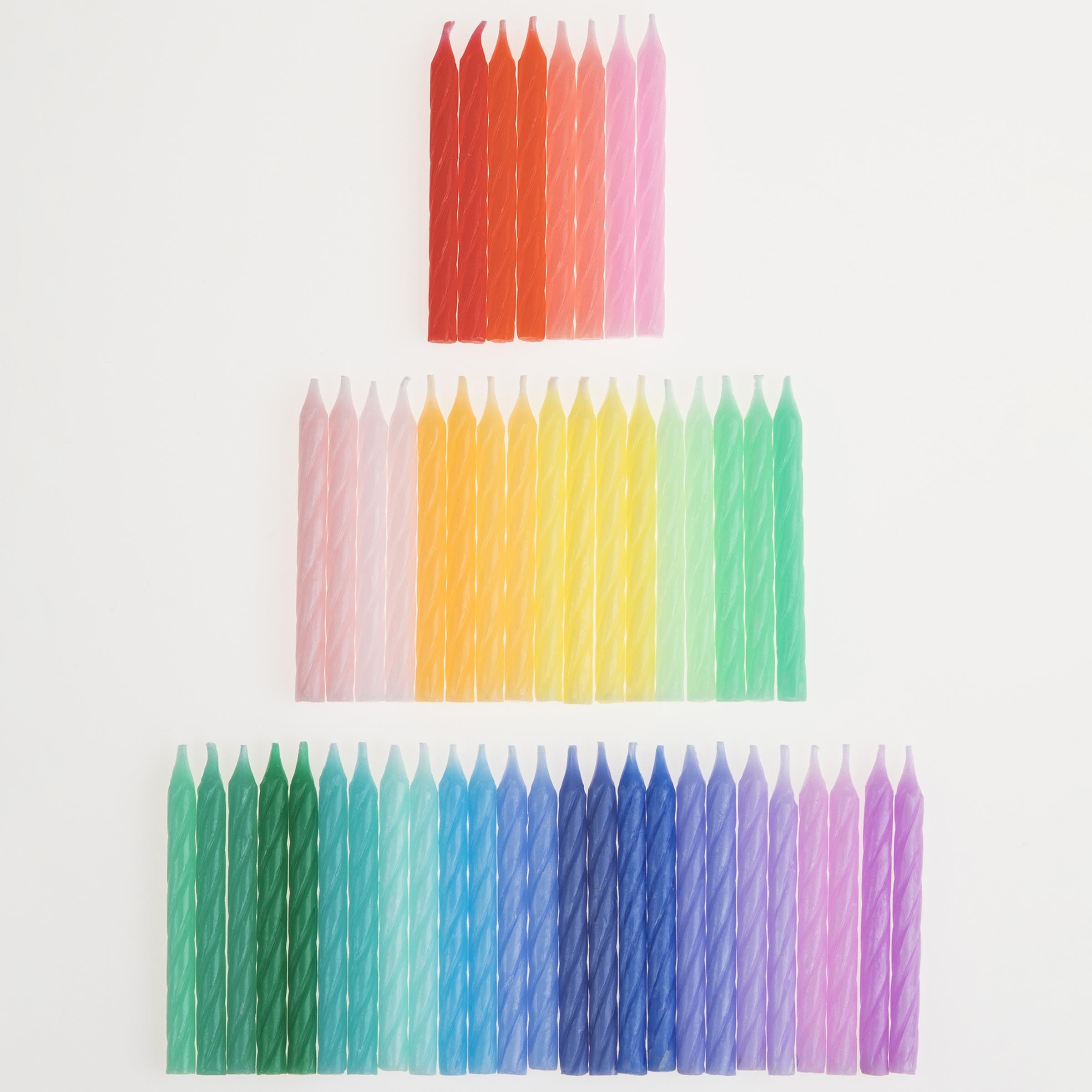 MERI MERI - Rainbow Twisted Mini Candles