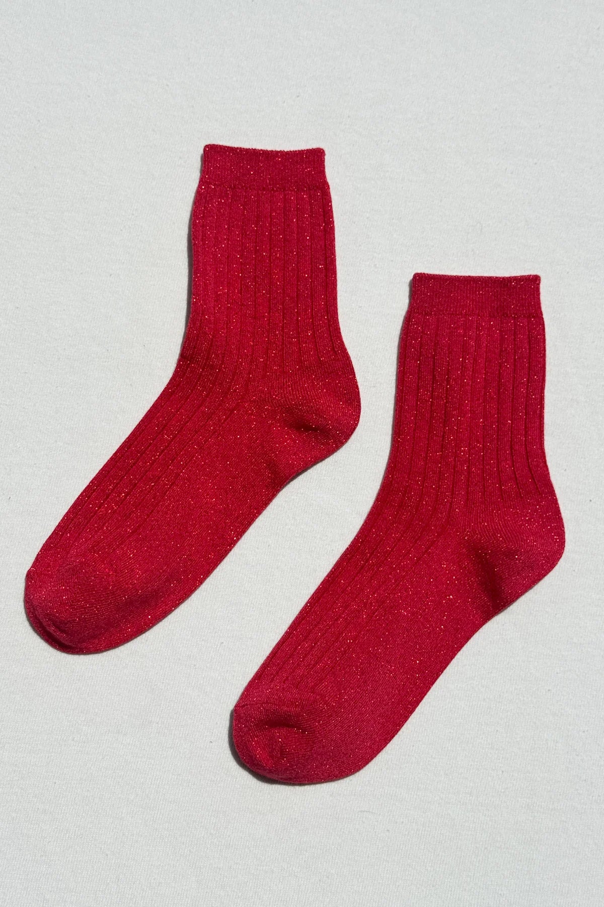 LE BON SHOPPE - Her Socks (Glitter) - Ruby Glitter