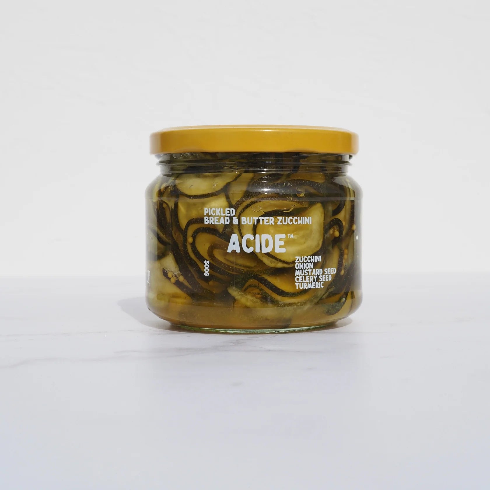 ACIDE - PICKLED BREAD & BUTTER ZUCCHINI PICKLES