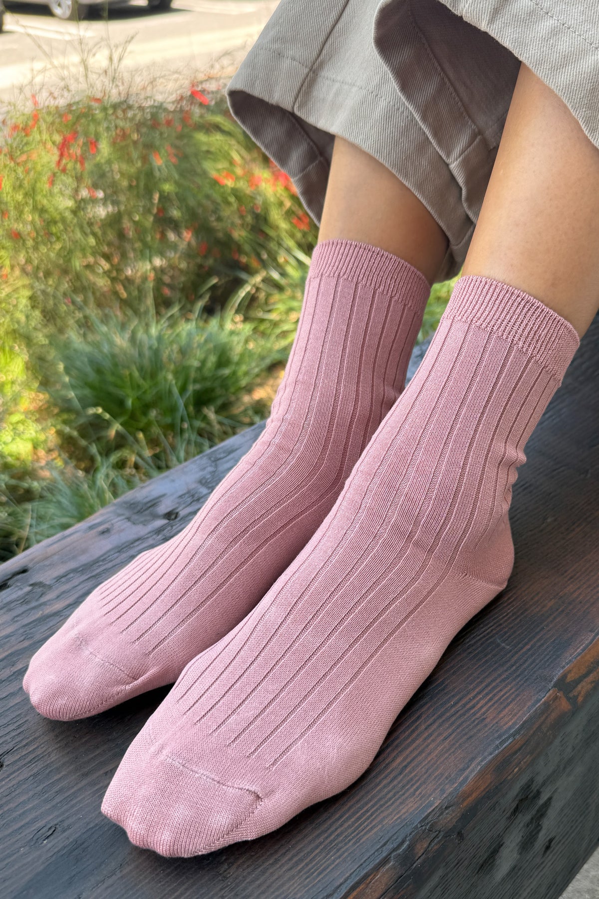 LE BON SHOPPE - Her Socks -  Desert Rose