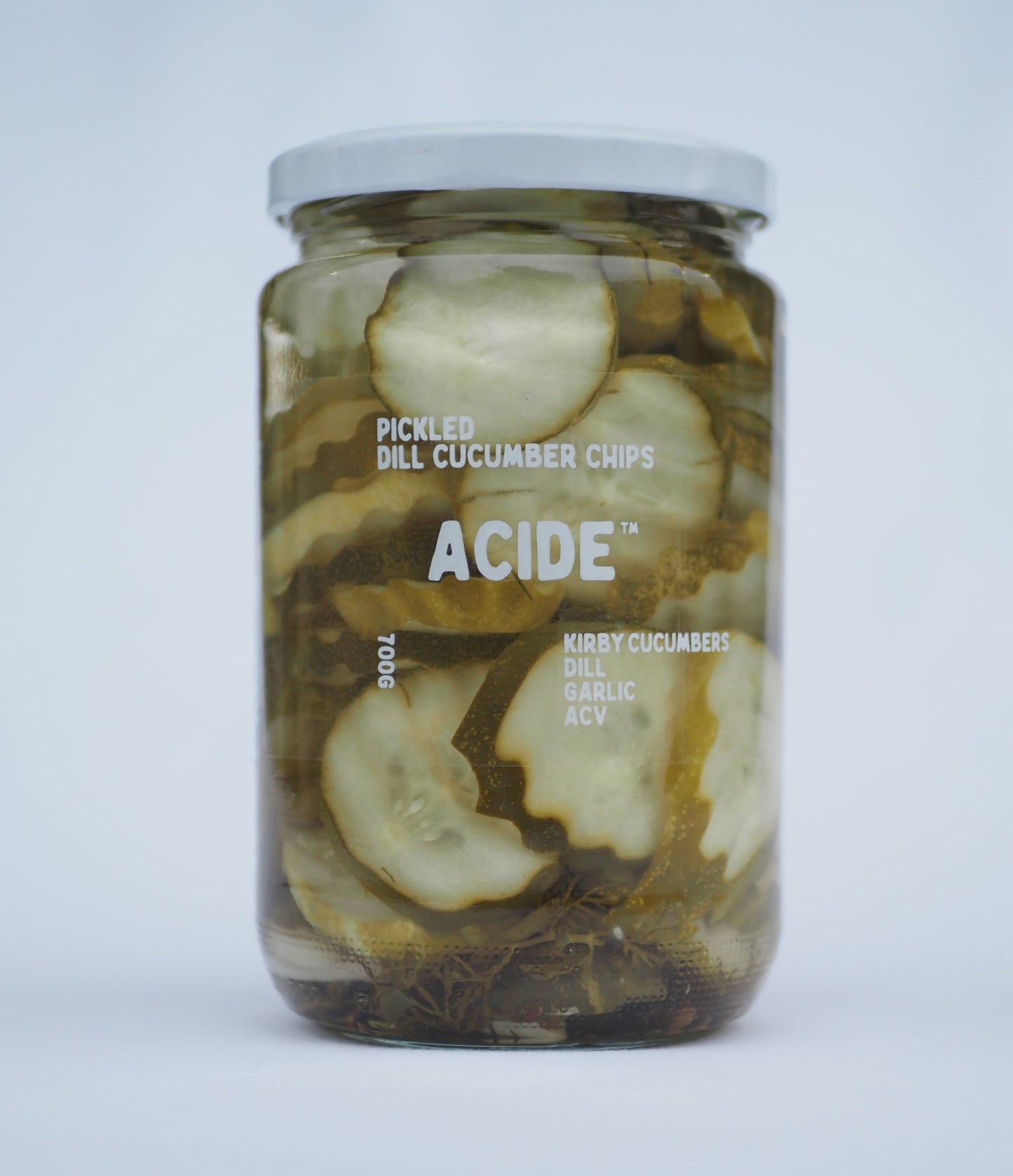 ACIDE -  Crinkle Cut Dill Cucumbers 700g pickles ACIDE   