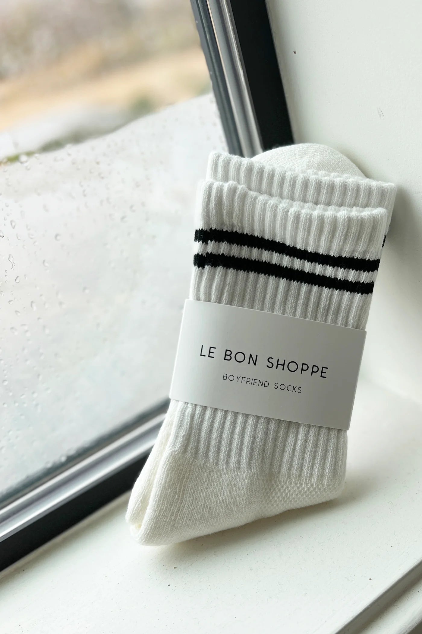 Le Bon Shoppe - Boyfriend Socks - Classic White