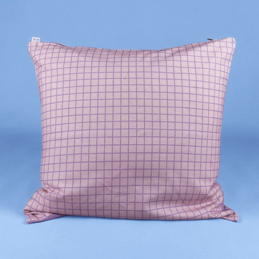 WINNIE & OSLO Throw Cushion in Pastel Check with Insert