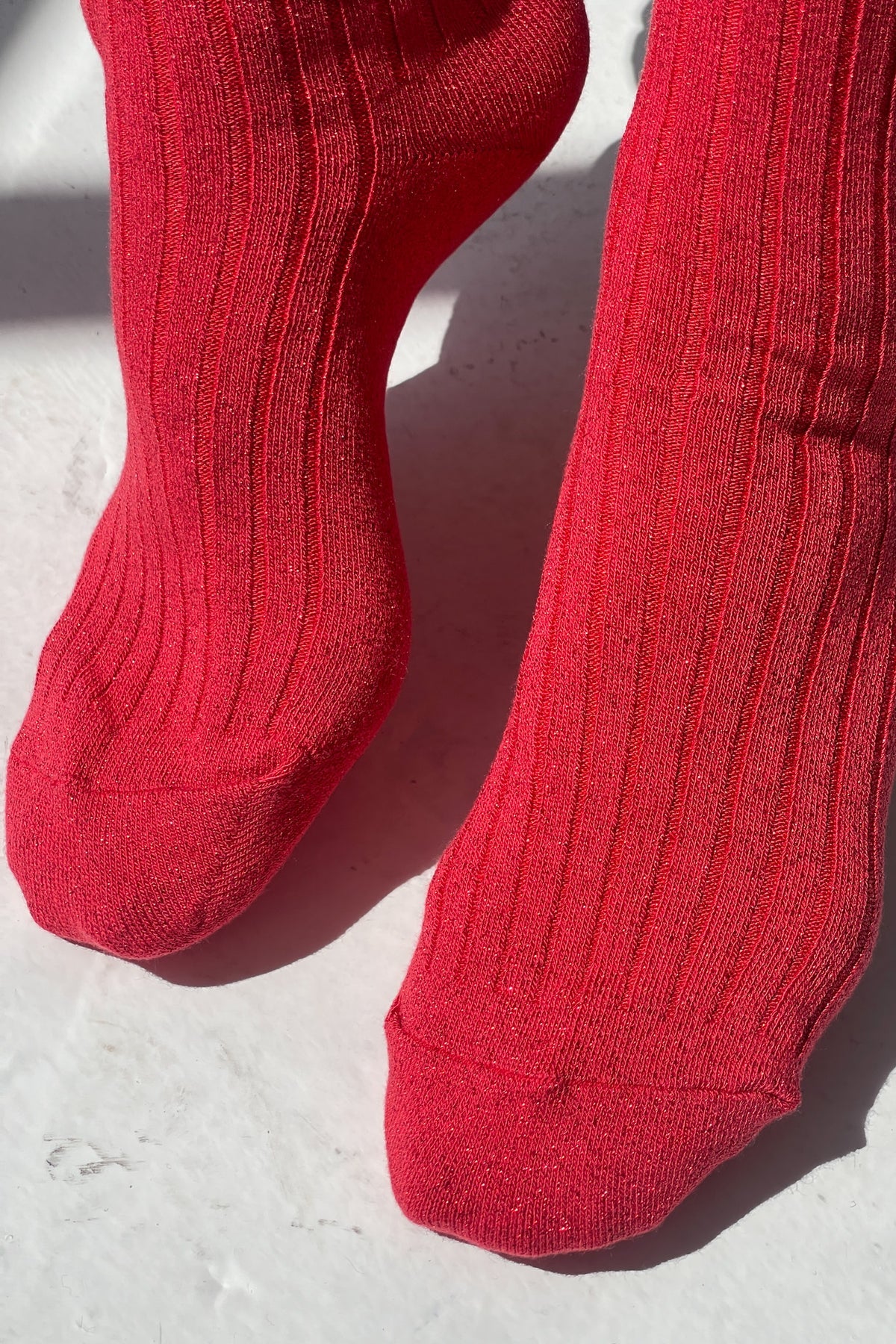 LE BON SHOPPE - Her Socks (Glitter) - Ruby Glitter