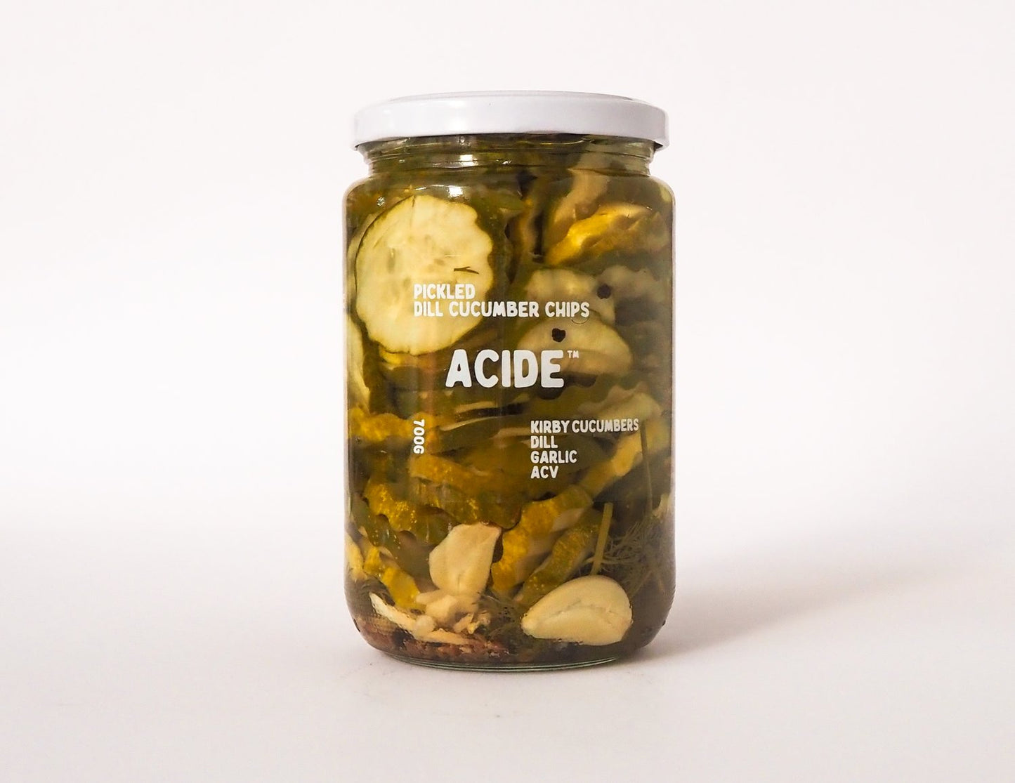 ACIDE -  Crinkle Cut Dill Cucumbers 700g pickles ACIDE   