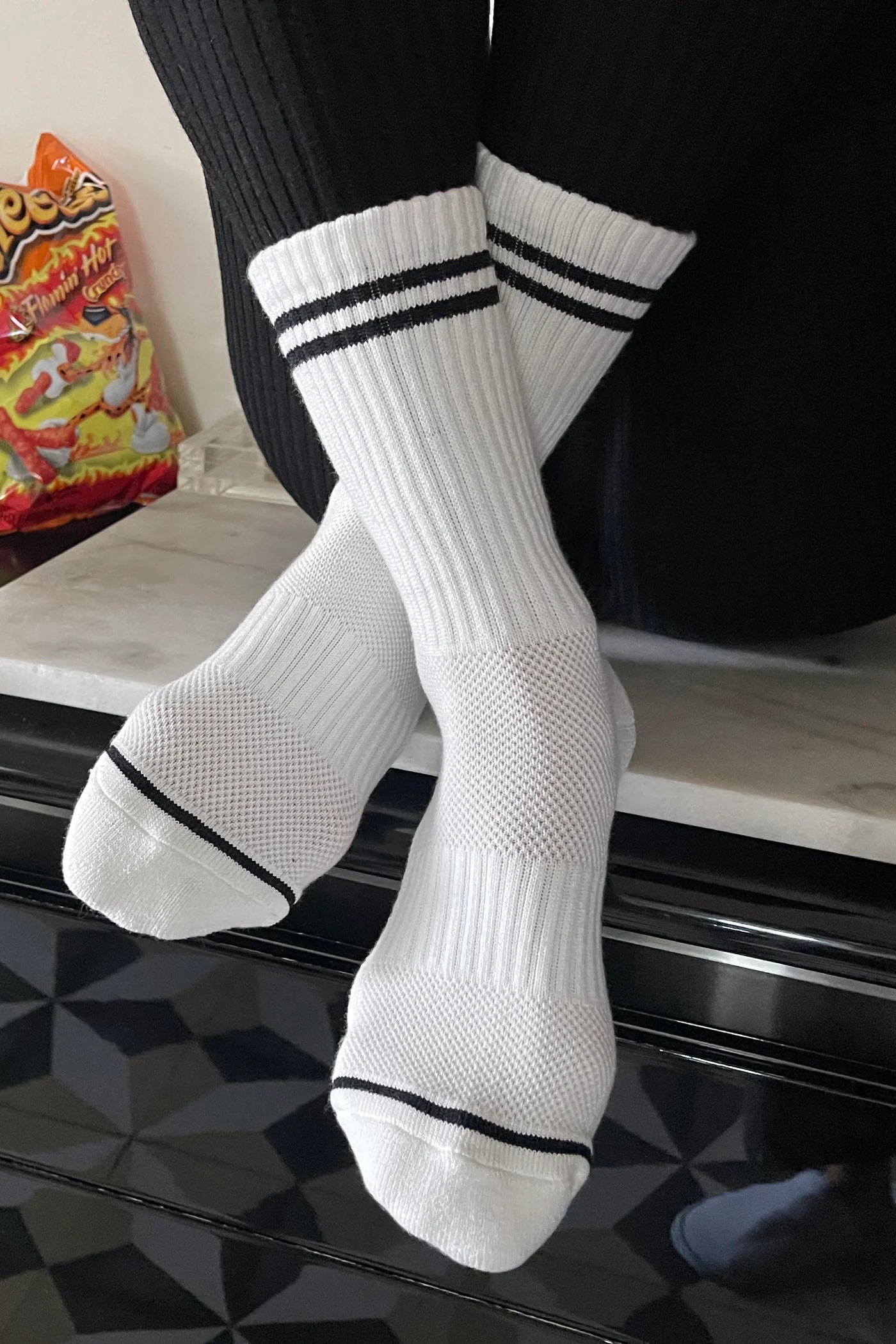 Le Bon Shoppe - Boyfriend Socks - Classic White