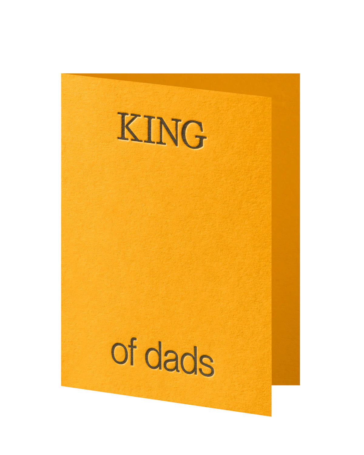 Short Talk Greeting Card | KING of Dads