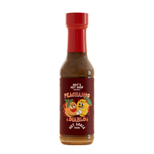 MAT'S HOT SHOP Peachango Diablo Hot Sauce