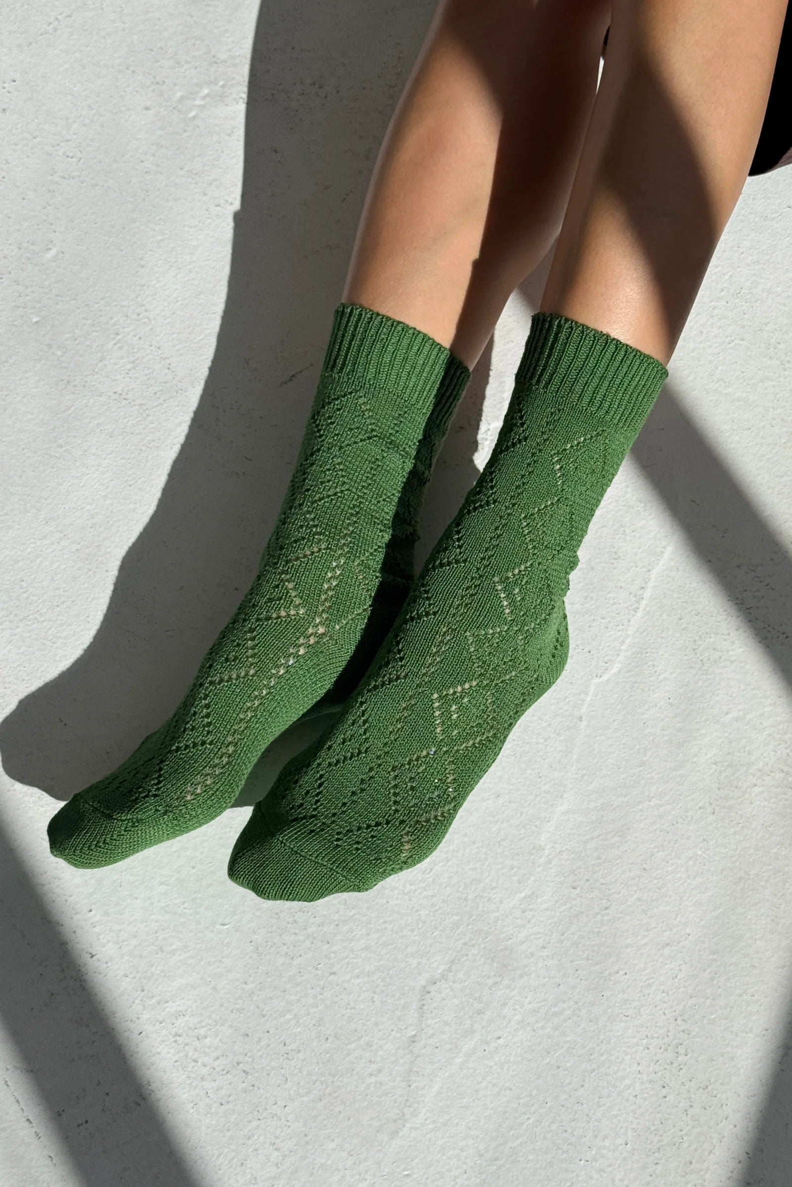 LE BON SHOPPE - Modal Eyelet - Palm Green