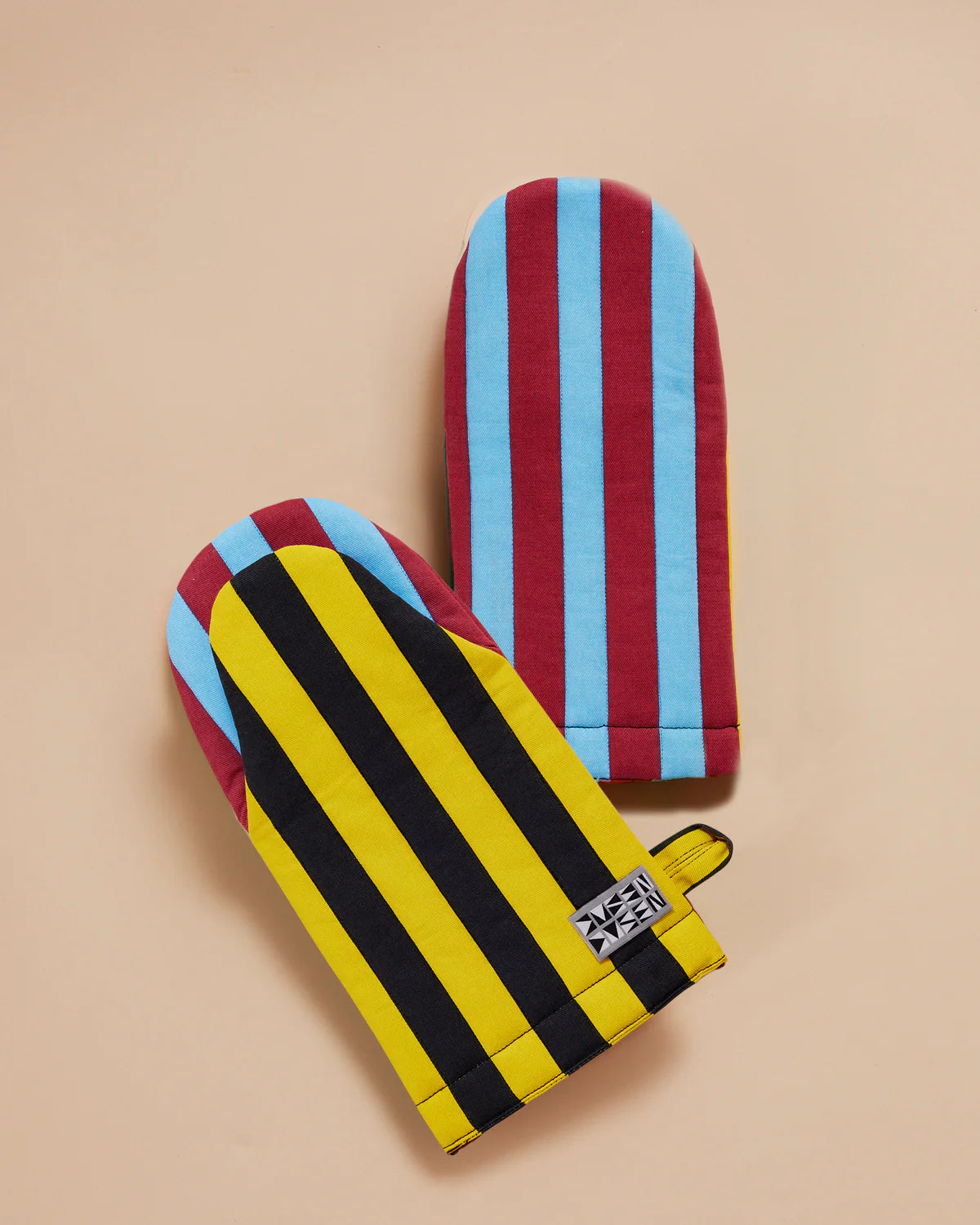 DUSEN DUSEN  Stripe Oven Mitt | Mustard