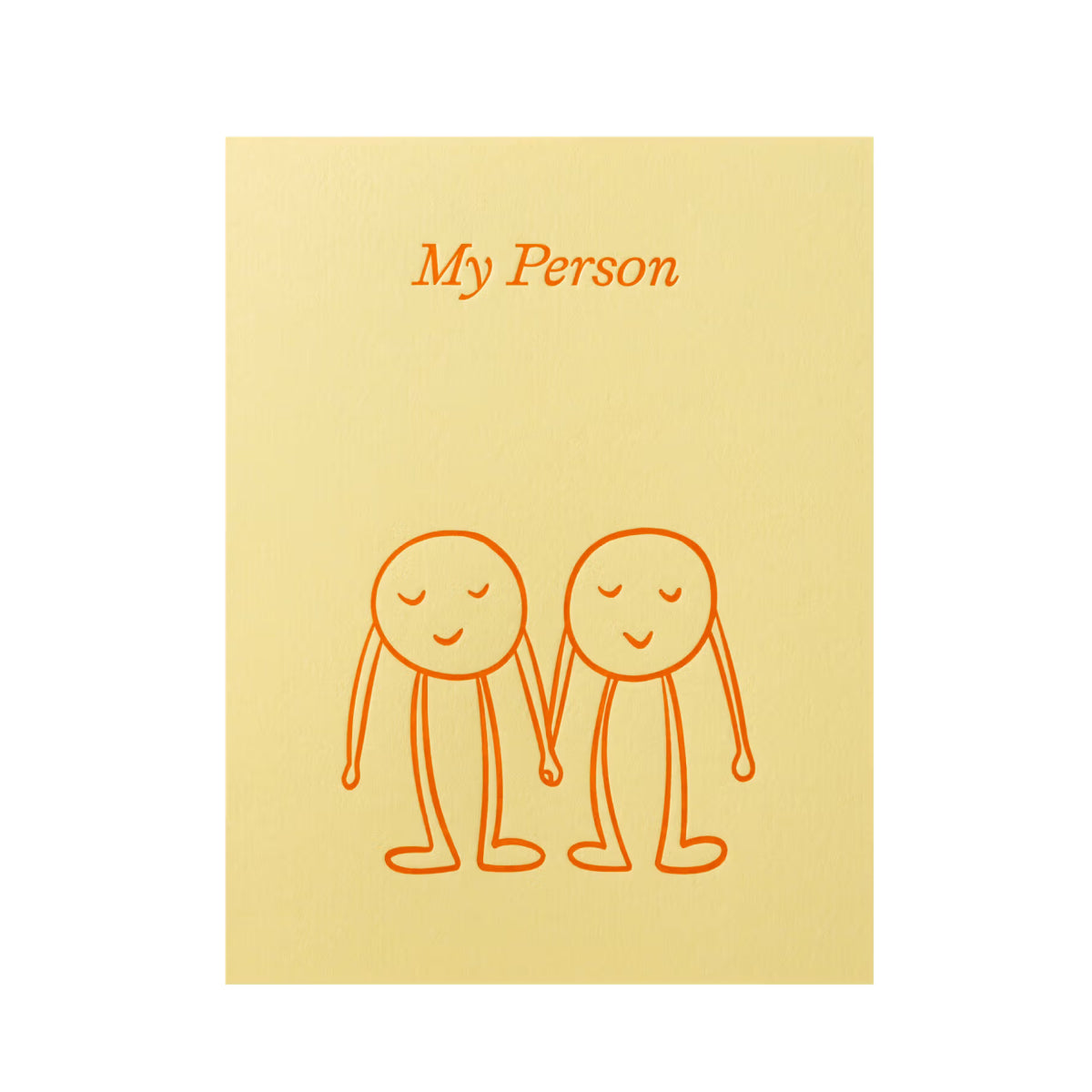 Short Talk Greeting Card | My Person